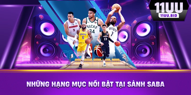 Những hạng mục nổi bật tại sảnh SABA